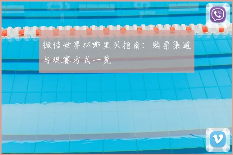 微信世界杯哪里买指南:购票渠道与观赛方式一览